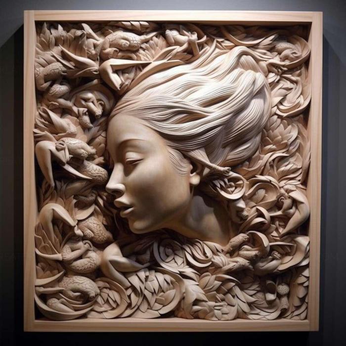 نموذج ثلاثي الأبعاد لآلة CNC 3D Art 